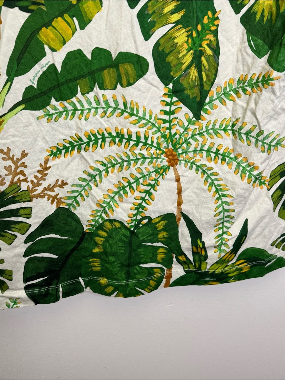 Farm Rio Tropical Forest T-Shirt Dress Large - Picture 11 of 12